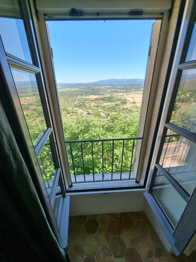 Maison Au Centre Du Village De Gordes Avec Vue Incroyable Exterior photo