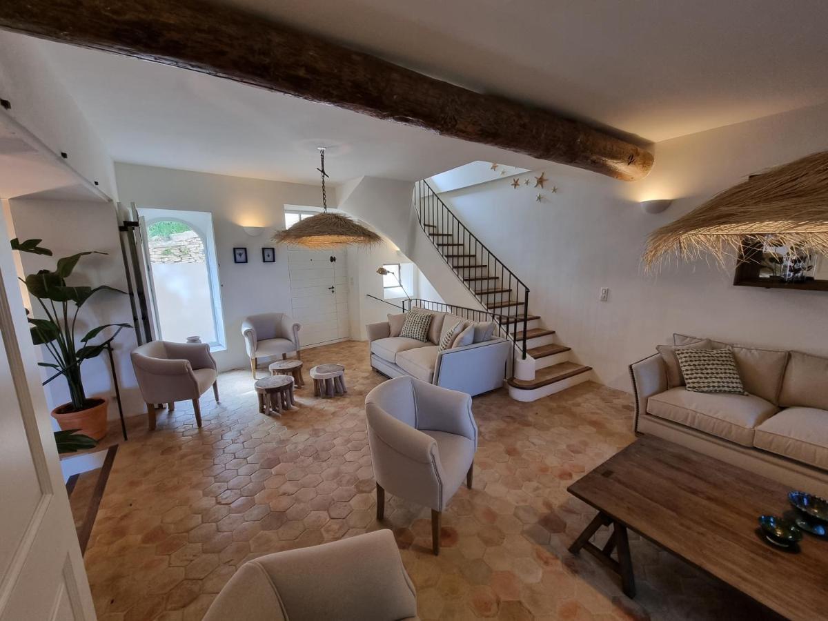 Maison Au Centre Du Village De Gordes Avec Vue Incroyable Exterior photo